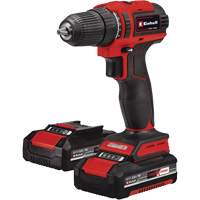 Cordless Drill/Driver Kit, Lithium-Ion, 18 V, 3/8" Chuck, 354 in-lbs Torque Solutions industrielles ALPHA