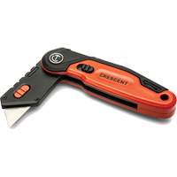 Couteau utilitaire pliant, 1" lame, lame en Acier, poign&eacute;e en Aluminium Solutions industrielles ALPHA