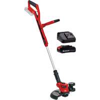 Cordless Telescopic String Trimmer with 2.5Ah Battery & Charger Starter Kit, 12", Battery Powered, 18 V Solutions industrielles ALPHA