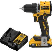 Ensemble visseuse-perceuse sans fil et sans balai ATOMIC COMPACT SERIES, Lithium-ion, 20 V, Mandrin 1/2" Solutions industrielles ALPHA