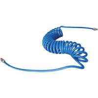 Tuyau h&eacute;licoidal MAXAIR, Air, 1/4" DI x 50' lo, Polyur&eacute;thane Solutions industrielles ALPHA