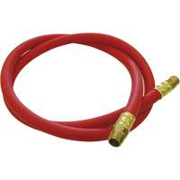Hose Reel Connecting Hose, Air, EPDM Rubber, 1/2" dia. x 5', 300 psi, 1/2 NPT Solutions industrielles ALPHA