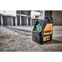 Laser vert en croix Solutions industrielles ALPHA