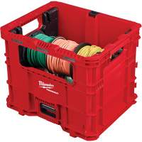 Bac distributeur de fils XL PACKOUT, 15-3/4" x 18-5/8" x 15", Noir/Rouge Solutions industrielles ALPHA