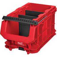 Bac compact PACKOUT, 15-1/2" x 9-1/2" x 8-3/4", Noir/Rouge Solutions industrielles ALPHA