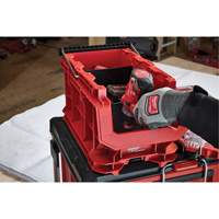 Bac compact PACKOUT, 15-1/2" x 9-1/2" x 8-3/4", Noir/Rouge Solutions industrielles ALPHA