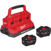 M18 Forge Starter Kit with 2 Batteries & 6-Bay Rapid Charger, Lithium-Ion, 18 V, 12 Ah Solutions industrielles ALPHA