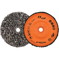 Brosse-boisseau FX, 4-1/2" dia., Oxyde d'aluminium Solutions industrielles ALPHA