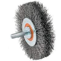 Mounted Crimped Wire Wheel, 3" Dia., 0.0118" Fill Solutions industrielles ALPHA