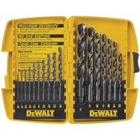 Jobber Drill Bit Set, 17 Pieces, High Speed Steel Solutions industrielles ALPHA
