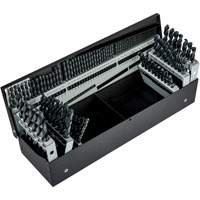 Jobber Length Combination Drill Bit Set, 115 Pieces, High Speed Steel Solutions industrielles ALPHA