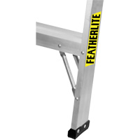 Industrial-Duty Sawhorse, 2' H x 31.9375" W x 23.50" D, 300 lbs. Capacity, Aluminum Solutions industrielles ALPHA