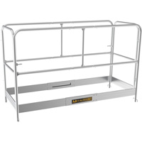 &eacute;chafaudages mobiles - Accessoires pour &eacute;chafaudage maxi carr&eacute; en aluminium, Barre de retenue, 30" la x 41-1/2" h Solutions industrielles ALPHA