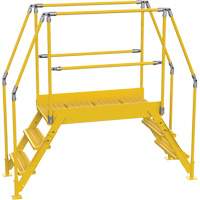 Crossover Ladder, 78-1/2" Overall Span, 30" H x 48" D, 24" Step Width Solutions industrielles ALPHA