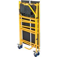 nsemble d'&eacute;chafaudage &agrave; montant de s&eacute;curit&eacute; & tablette pour outils de 4' Jobsite Series, Cadre Acier, 49-1/2" p x 57-3/4" h Solutions industrielles ALPHA