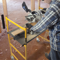 Ensemble de petit &eacute;chafaudage de base de 4' Jobsite Series, Cadre Acier, 41" p x 45-3/4" h Solutions industrielles ALPHA