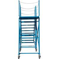 Snow Ladder, Steel, 10 Steps, 99" H, 85-1/2" D, 48" Step, Serrated Solutions industrielles ALPHA