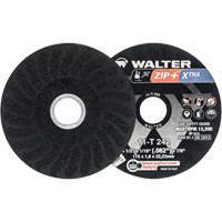 Meules &agrave; tronçonner renforc&eacute;es Zip+ pour meuleuse &agrave; angle droit, 4-1/2" x 1/16", Arbre de 7/8", Type 1, Alumine de zirconium, 13 300 Tr/min Solutions industrielles ALPHA