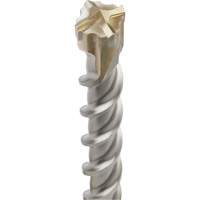 MX4 4-Cutter SDS-Plus Rotary Hammer Drill Bit, 1", SDS-Plus Shank, Carbide Solutions industrielles ALPHA