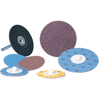 Disque &agrave; changement rapide Standard Abrasives, 2" dia., Grain 36, Oxyde d'aluminium Solutions industrielles ALPHA