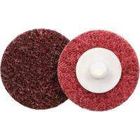 Disque de conditionnement de surface &agrave; remplacement rapide Standard Abrasives, 2" dia., Grain Moyen, Oxyde d'aluminium Solutions industrielles ALPHA