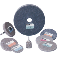 Meule homog&egrave;ne &agrave; faible densit&eacute; de s&eacute;rie 500 Standard Abrasives, 3" x 1/4", Arbre de 1/4", Grain de Moyen, Oxyde d'aluminium Solutions industrielles ALPHA