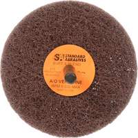 Meule Buff & Blend Standard Abrasives, 3" dia. x 1" la, Arbre 1/4", Oxyde d'aluminium Solutions industrielles ALPHA