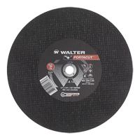 Meule &agrave; tronçonner rapide en acier inoxydable Portacut, 14" x 1/8", Arbre de 7/8", Type 1, Oxyde d'aluminium, 5400 Tr/min Solutions industrielles ALPHA