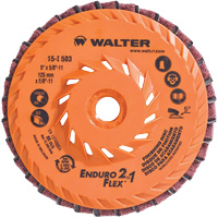 Meule &agrave; lamelles Enduro-Flex 2-in-1, 5" x 5/8"-11, Grain 80, C&eacute;ramique Solutions industrielles ALPHA