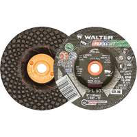 Flexcut Depressed Centre Grinding Wheels, 5", 36 Grit, Aluminum Oxide, 5/8"-11, 12200 RPM, Type 29 Solutions industrielles ALPHA