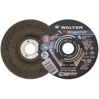 Meule XCAVATOR, 4-1/2" x 1/4", Arbre 7/8", Zirconium, Type 27 Solutions industrielles ALPHA