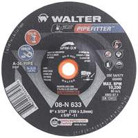 Meule PIPEFITTER, 6" x 3/32", Oxyde d'aluminium, Type 27 Solutions industrielles ALPHA