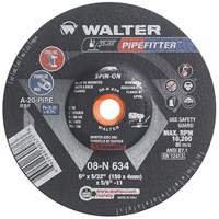 Meule PIPEFITTER, 6" x 5/32", Oxyde d'aluminium, Type 27 Solutions industrielles ALPHA