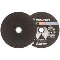 Meule &agrave; tronçonner pour usage intensif Zip+Xtra, 7" x 5/64", Arbre de 7/8", Type 1, Oxyde d'aluminium, 8600 Tr/min Solutions industrielles ALPHA