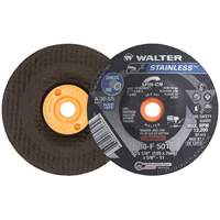 STAINLESS Grinding Wheel, 5" x 1/4", 5/8"-11 Arbor, Aluminum Oxide, Type 28S Solutions industrielles ALPHA