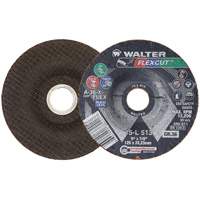 FLEXCUT Grinding Wheel, 5", 36 Grit, Aluminum Oxide, 7/8", 12200 RPM, Type 29 Solutions industrielles ALPHA