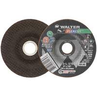FLEXCUT Grinding Wheel, 5", 60 Grit, Aluminum Oxide, 7/8", 12200 RPM, Type 29 Solutions industrielles ALPHA