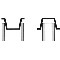 Bouchon en plastique, 1/2" dia. Solutions industrielles ALPHA