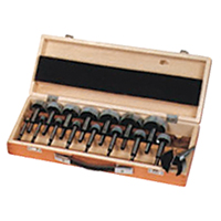 Bormax Forstner Bit Kits in a Wooden Box, 16 Pieces, High Carbon Steel Solutions industrielles ALPHA