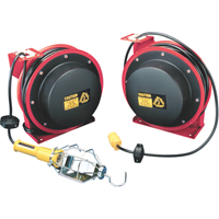 Enrouleurs de c&acirc;ble, 50', SJTOW, Calibre de 16/3, 13 A Solutions industrielles ALPHA