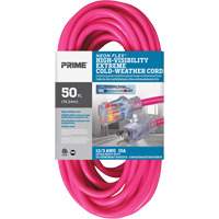 Neon Flex&reg; High Visibility Extension Cord, Outdoor, SJTW, 12/3 AWG, 15 A, 50' Solutions industrielles ALPHA