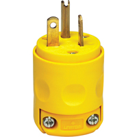 Commercial Grade Straight Blade Plug, Plastic, 20 A, 125 V Solutions industrielles ALPHA