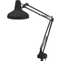 LAMPES DE TRAVAIL COMBIN&eacute;ES ROBUSTES, 22/60 W, Fluorescent/Incandescente, Col 45", Noir Solutions industrielles ALPHA