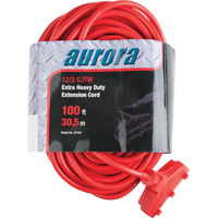Vinyl Extension Cord, Outdoor, SJTW, 12/3 AWG, 15 A, 3 Outlet(s), 100' Solutions industrielles ALPHA