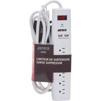 USB Charging Surge Protector, 6 Outlets, 1200 J, 1875 W, 6' Cord Solutions industrielles ALPHA
