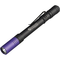 Lampe stylo UV avec port de recharge micro USB Stylus Pro, DEL, Corps en Aluminium, piles Rechargeable, Compris Solutions industrielles ALPHA