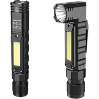 Baladeuse multifonctionnelle, DEL, 500 lumens, Piles Rechargeable Solutions industrielles ALPHA