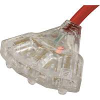 Rallonge pour g&eacute;n&eacute;ratrice avec triple fiche, STW, AWG 10, 3 prise(s), 25' Solutions industrielles ALPHA